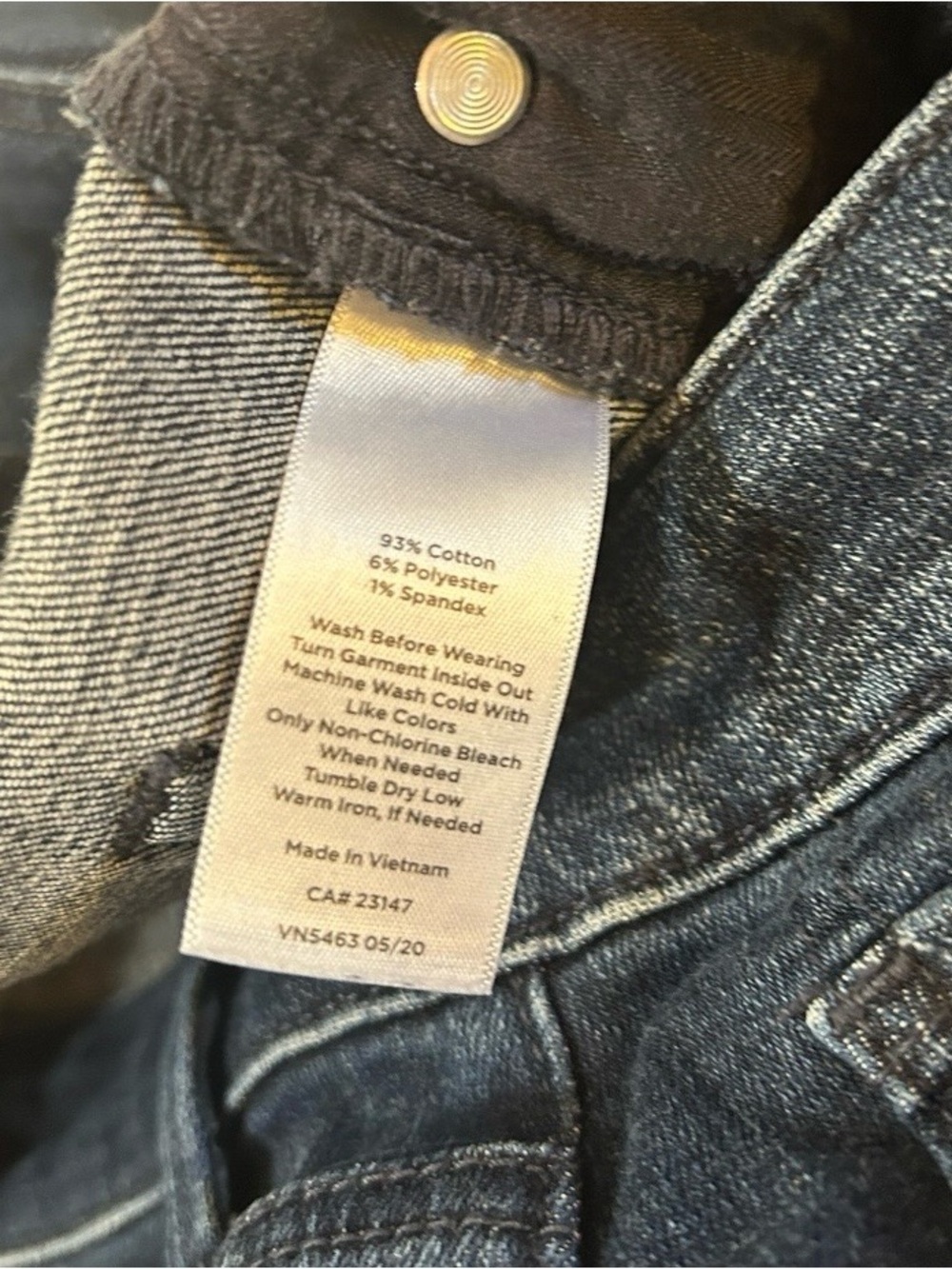Talbots Flawless High Rise Straight Leg Jeans Size 12 Curvy Blue Stretch - Picture 4 of 7